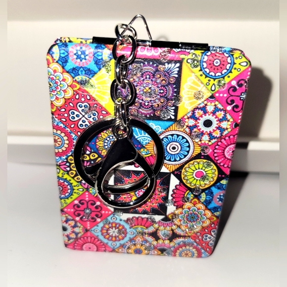 Other - Colorful Mirror Bag Tag/Keychain